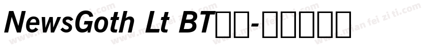 NewsGoth Lt BT免费字体转换